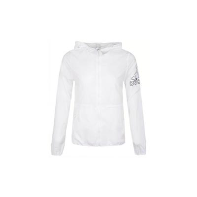 Hooded Woven Jacket Women Outerwear White FT2862