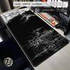 Black White Skull Desk Mat Large Rubber Mousepad Xl Gothic Horror Skeleton Mouse Pad Computer Pc Accessories Gaming Keyboard Mat