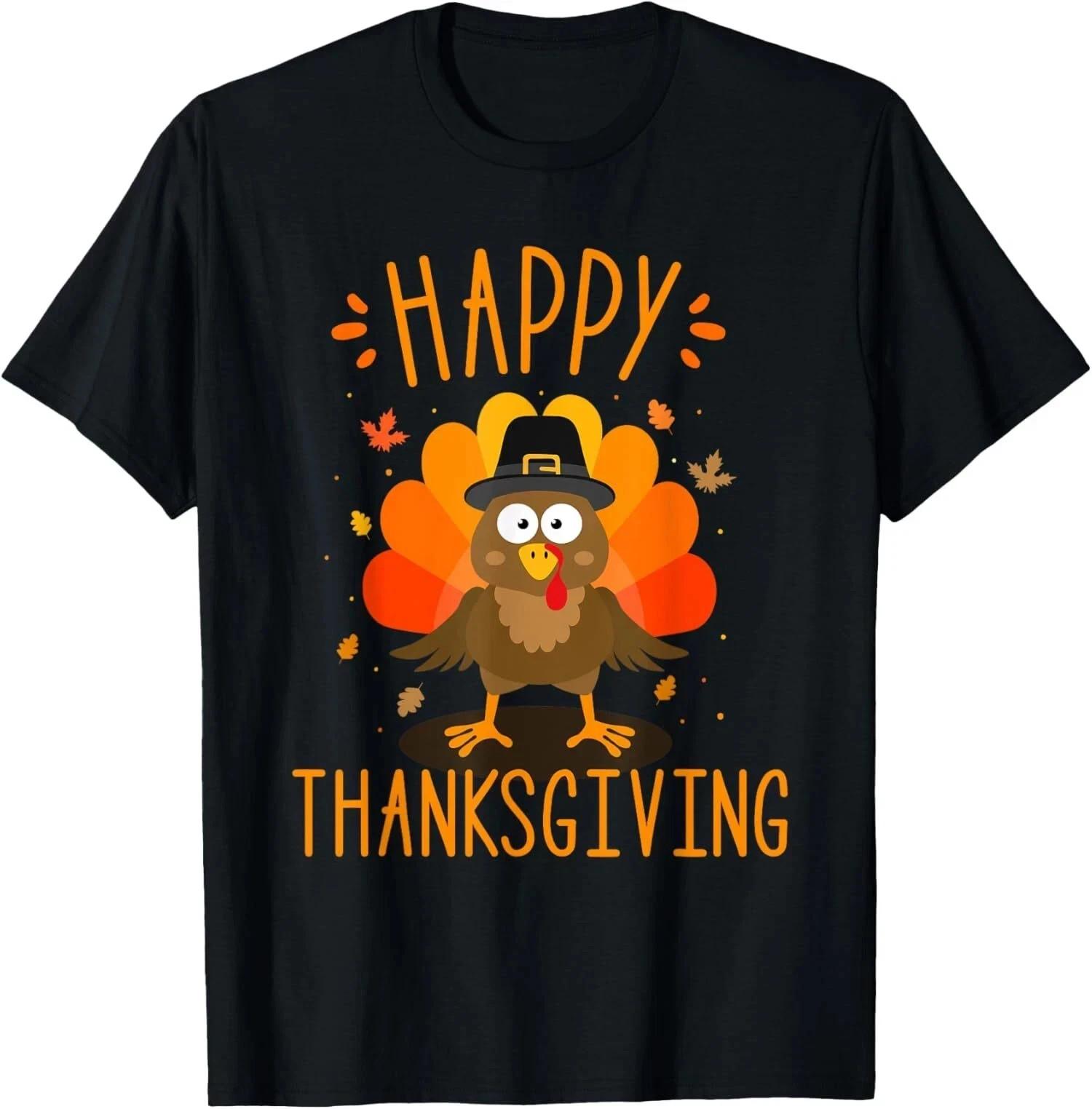 Thanksgiving Happy Turkey Day Funny Thanksgiving Day Tee Unisex T-Shirt S-5XL XXL