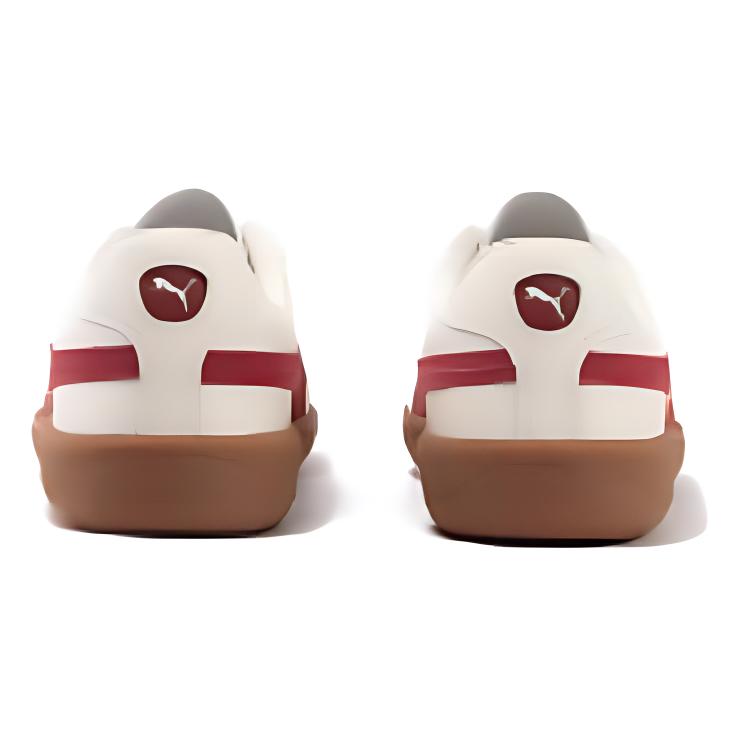 Puma Army Trainer Soft Comfortable Durable Low-Top Sneakers Unisex Sneakers White Red 386607-18