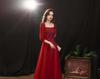 Champagne Banquet Evening Dress 1011 New Summer Temperament Dignified Long-sleeved Dress Host Performance Dress