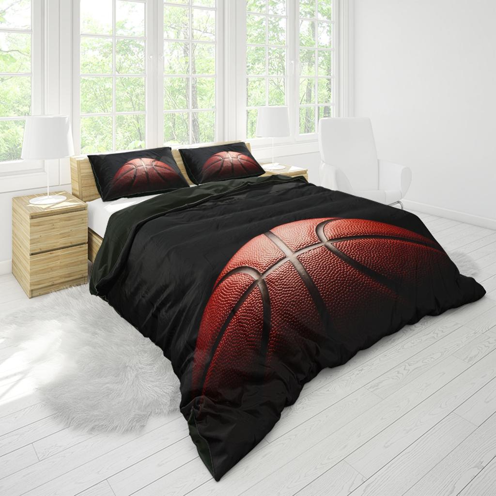 Anime Basketball Bedding Set 3D Printed Duvet Cover Set Soft Single Twin Double Queen Size Bed Set Home Decorations For Bedroom