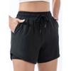 Women's Summer Quick Dry Sports Shorts High Waist Butt Lifting 2-in-1 Running Training Yoga Shorts