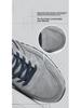 Double Star Men's Genuine Leather Non-Slip Running Shoes with Shock Absorption and Soft Sole