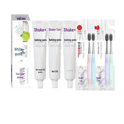 Shuke Backpulver Zahnpasta & Zahnbürsten Set