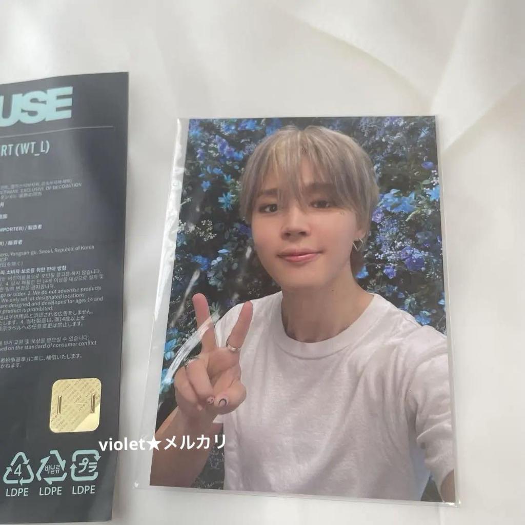 [USED] Jimin MUSE Open Collar Shirt Shirt Trading Card BTS