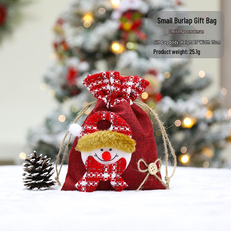 Christmas Eve Apple Candy Gift Tote & Packaging Bag