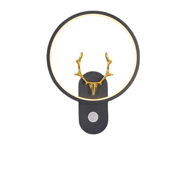 Modern Simple Motion Sensor Wall Lamp for Stairs Hallway Corridor Entrance Radar Sensor Wall Light for Cloakroom