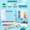 Xiaokani Acrylic Paint Set - 24 Colorfast, Waterproof Colors for Children's Art with Sun Protection