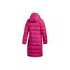 adidas Windproof Warm Mid-Length Casual Sports Hooded Down Jacket Women Jacket Red FT2573