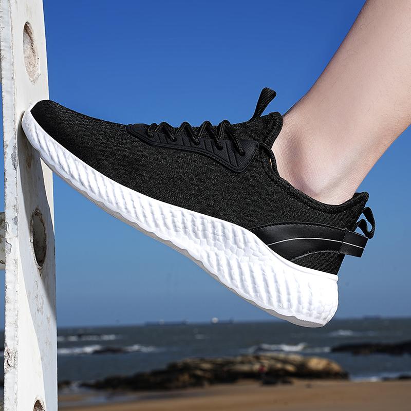 39-48 Black Casual Sports Shoes Casual Men's Shoes Lightweight Soft Bottom Casual Running Shoes