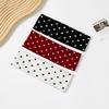 Polka Dot Yoga Headband: Fashionable Sweat-Absorbing Hair Accessory for Sports & Fitness.