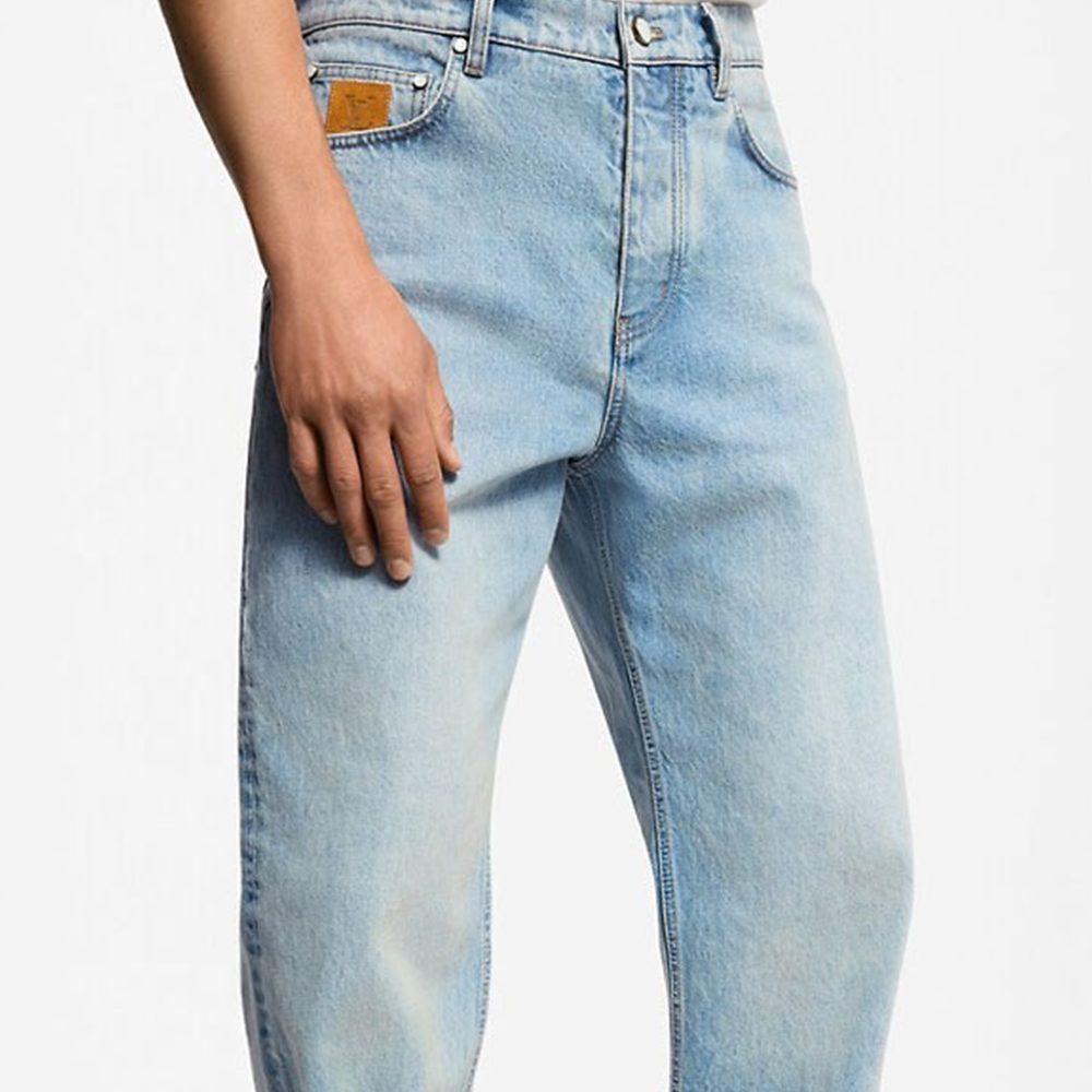 Louis Vuitton SS25 Jeans Skateboard Edition Men's Blue 1AGIXM