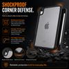 Case for iPad Mini 7th Gen A17 Pro 2024 and iPad Mini 6th Gen 2021 8.3", Frosted Translucent Back Cover with Pencil Holder