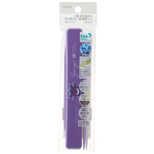 Skater Chopsticks Chopsticks Box Set 18cm Antibacterial Pokemon Gengar Made in Japan ABC3AG-A