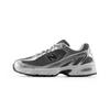 509 Unisex Dark Grey Silver Retro Mecha Style Casual Shoes U5095IJ