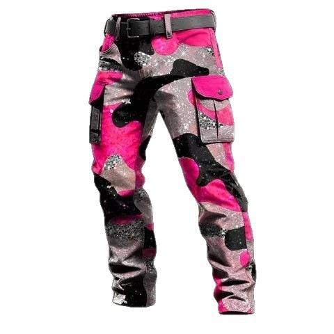 Y popular D printed men's trousers retro overalls new punk men's clothing independent