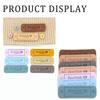 20PCS DIY Hats Bags PU Leather Clothes Tags Hand Made With Love Garment Labels Label