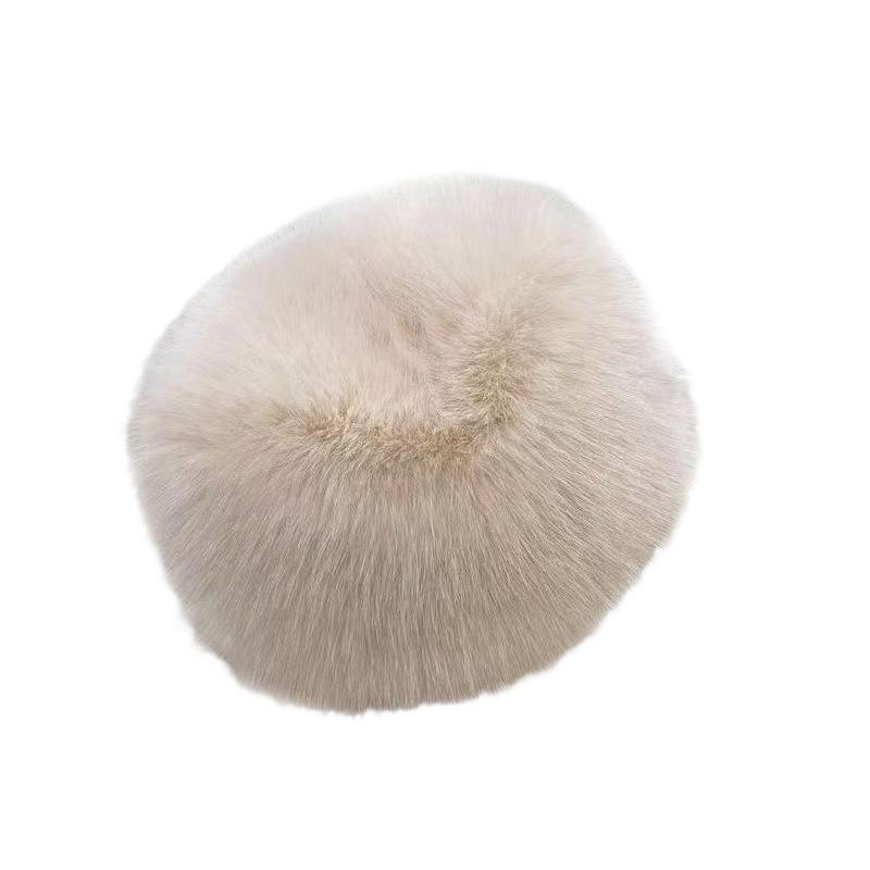 1PC Ohrenschutz Dicke warme Winter Damenmode flauschige Plüsch Hut Schnee Ski Cap Kunstfell