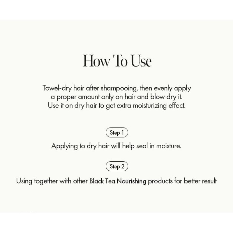 anillO - Black Tea Nourishing Hair Essence