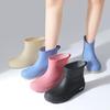 2024 Women's Fashionable Non-Slip Waterproof Rain Boots - Short Tube