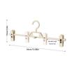 Rock-Kleiderbügel, verstellbare Hosenclips, platzsparende Kleiderbügel, rutschfeste Fix-Clip-Kleiderbügel, Rock-Kleiderbügel, Kleiderschrank-Organizer