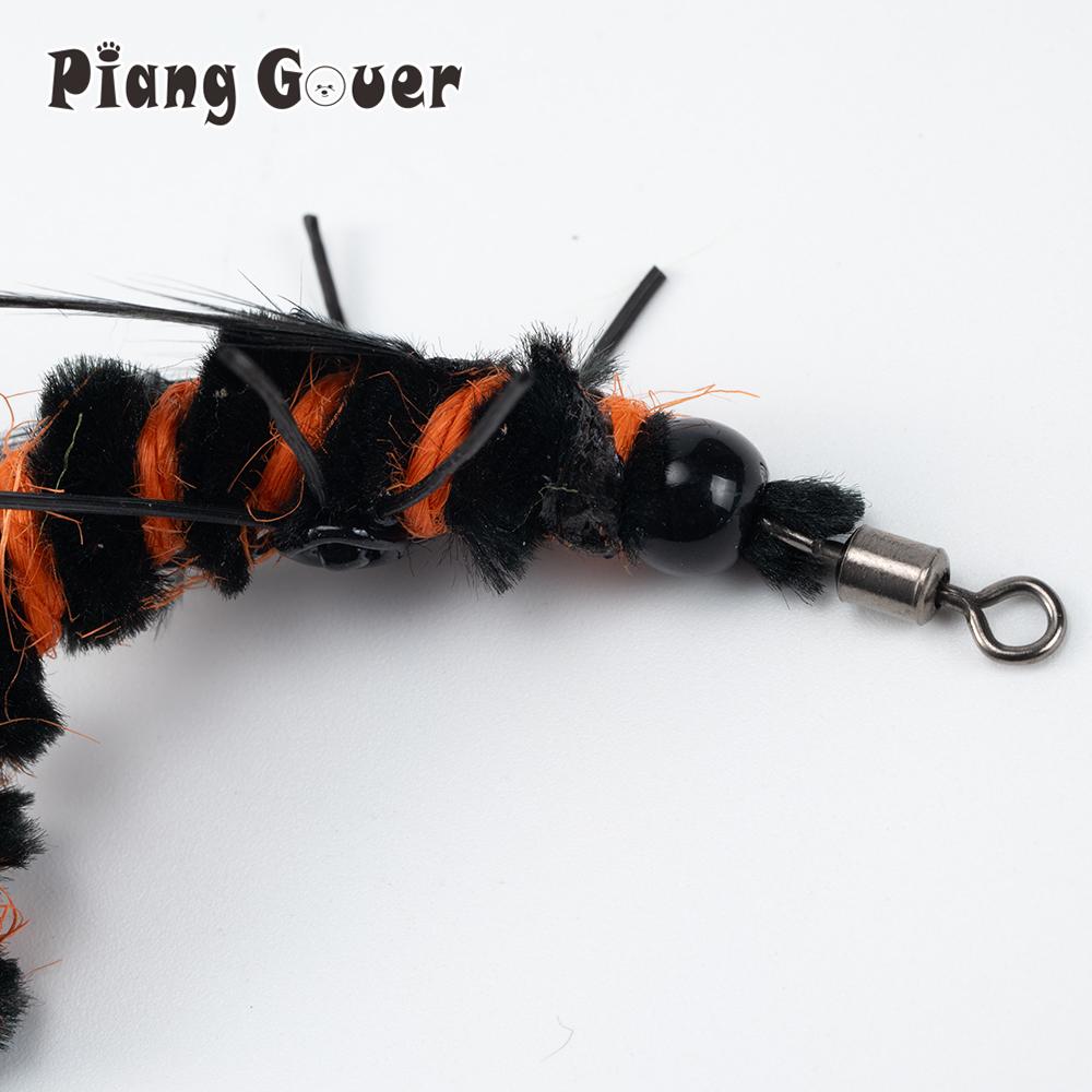 Artificial Hornet Cat Toy Teaser Stick for Changing Heads Feather Pet Toys Wand Accessories