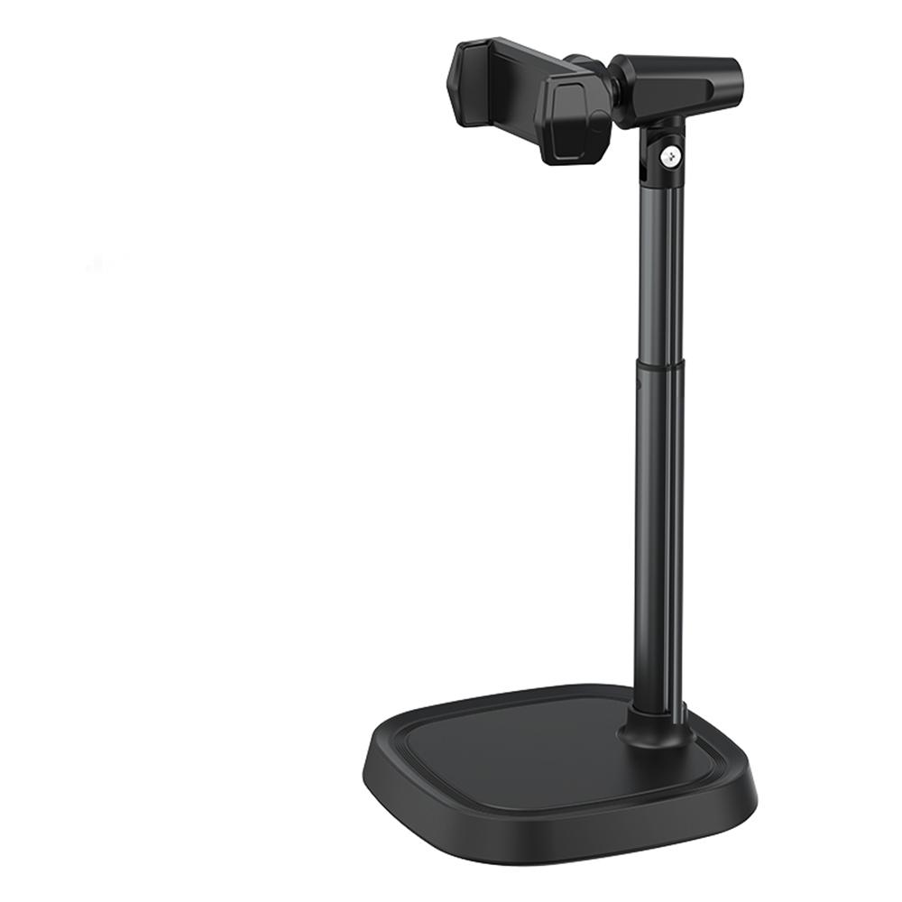 

Adjustable Retractable Phone Stand For iPhone Xiaomi Huawei Redmi Live Broadcast Cell Phone Support Desk Stand Phone Accessories чёрный