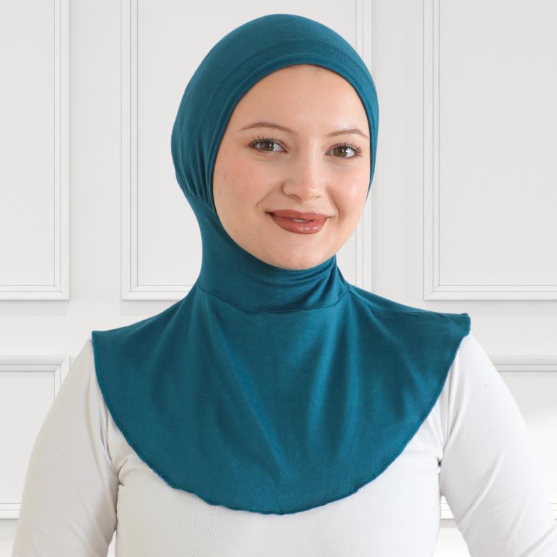 Sport Hijab For Women, Muslim Head Scarf, Flexible Turban Girls, Chic Islamic Wear For Gym, Neck Collar Bonnet Viscose