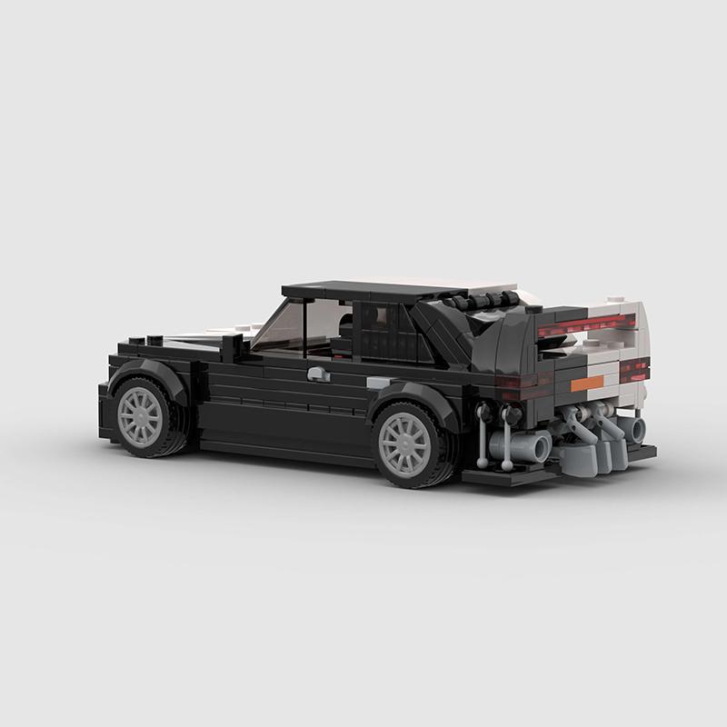 190E MOC Speed Car Creative Super Race Vehicle Model Building Block Racing Rally Sports Brick Christmas Gift Toy City Technical