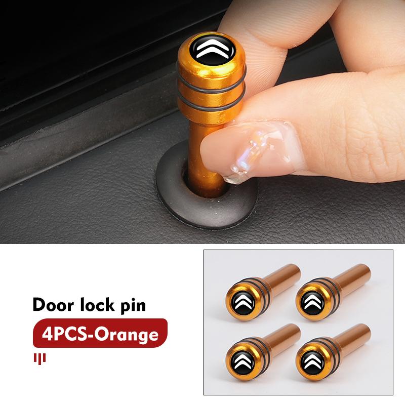 For Citroen 4Pcs Car Universal Auto Security Door Lock Pins C4 C3 C5 C1 C2 C6 C4L DS3 DS4 Berlingo Picasso Jumper