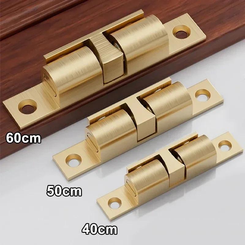 Furniture Door Ball Latch Brass Double Roller Spring Ball Catch Latches Cabinet Closet Door Adjustable Tension Latch