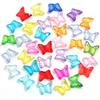 100pcs 16X13mm Butterfly Acrylic Beads for Jewelry Making Cute Loose Spacer Animal Beads DIY Bracelet Necklace for Kids Girls