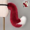 Halloween Fox Ears & Tail Set - Yokai Fox Cosplay Prop, Handmade Fox Girl Kemonomimi Headband