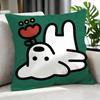 Cute Cute Puppy Memes Cushion Cover Cushion Cover Set 4Pcs 50X50 45X45 40X40 Pillowcase Decorative Sofa Home Decor