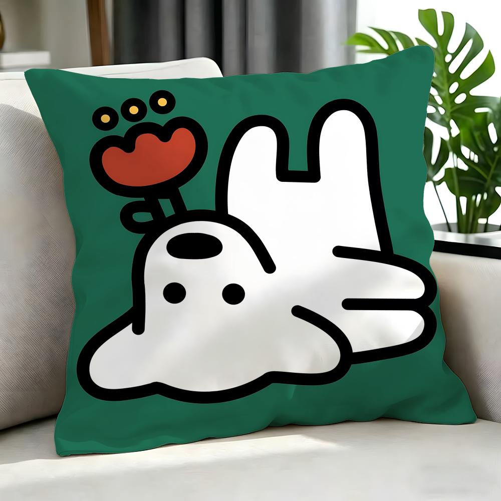 Cute Cute Puppy Memes Cushion Cover Cushion Cover Set 4Pcs 50X50 45X45 40X40 Pillowcase Decorative Sofa Home Decor