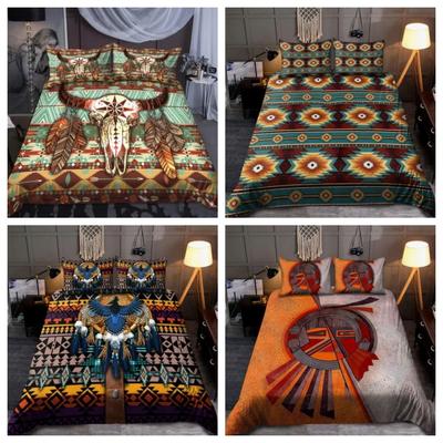 Comforter Cover Set Tmarc Tee Native American Pow Wow Bedding Cover Pillowcase
