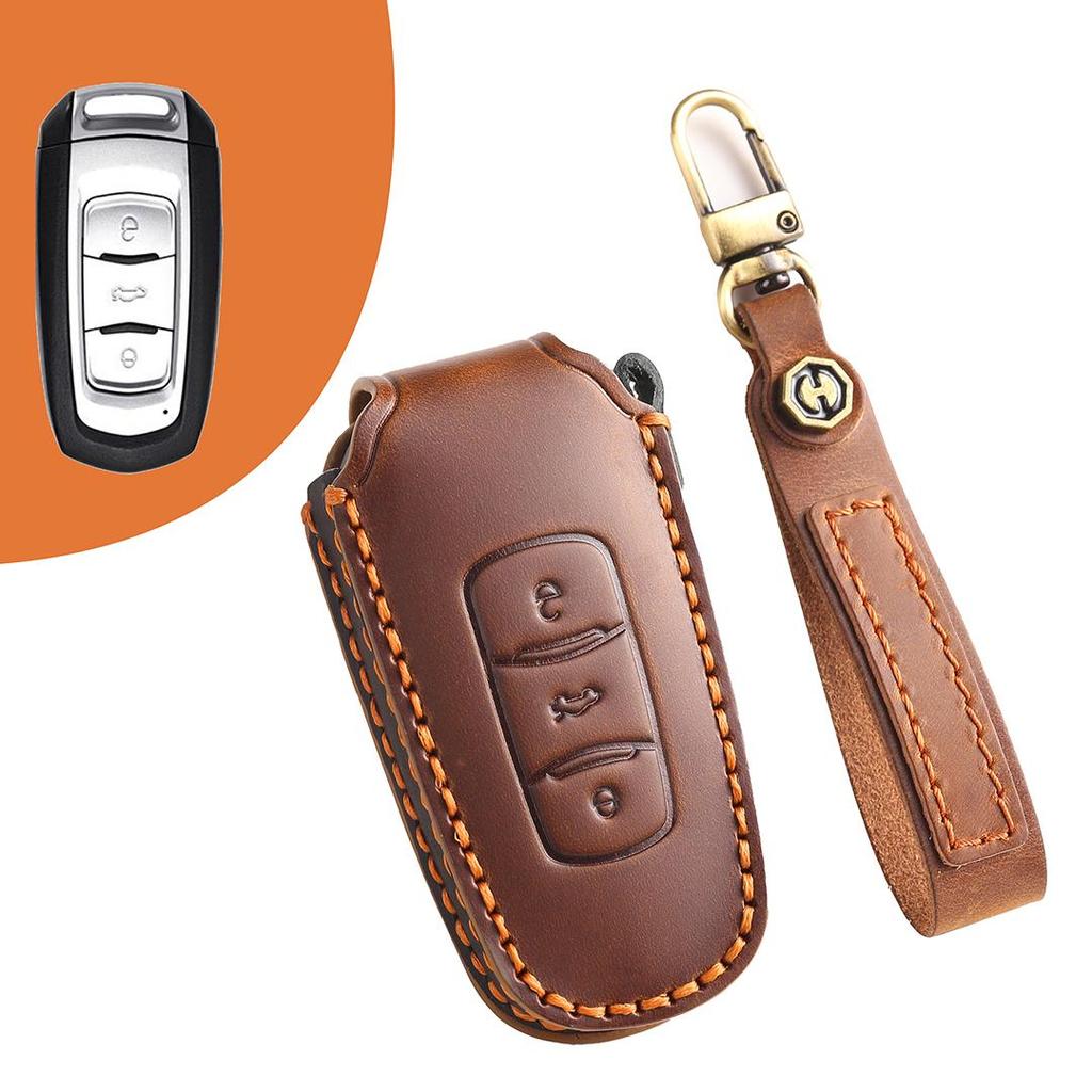 Suitable for Geely  GS/GL/X6 Handmade Cowhide High-End Car Key Cover