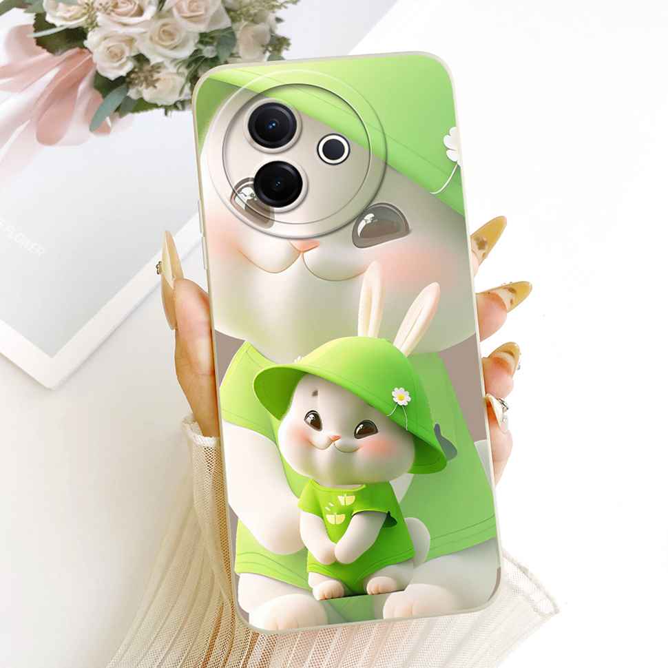 For Vivo Y39 5G V2443 V2436 Case Cat Rabbit Pattern Silicon Soft Cover For Vivo Y39 Y 39 Y300i Y 300i Phone Shell Casing
