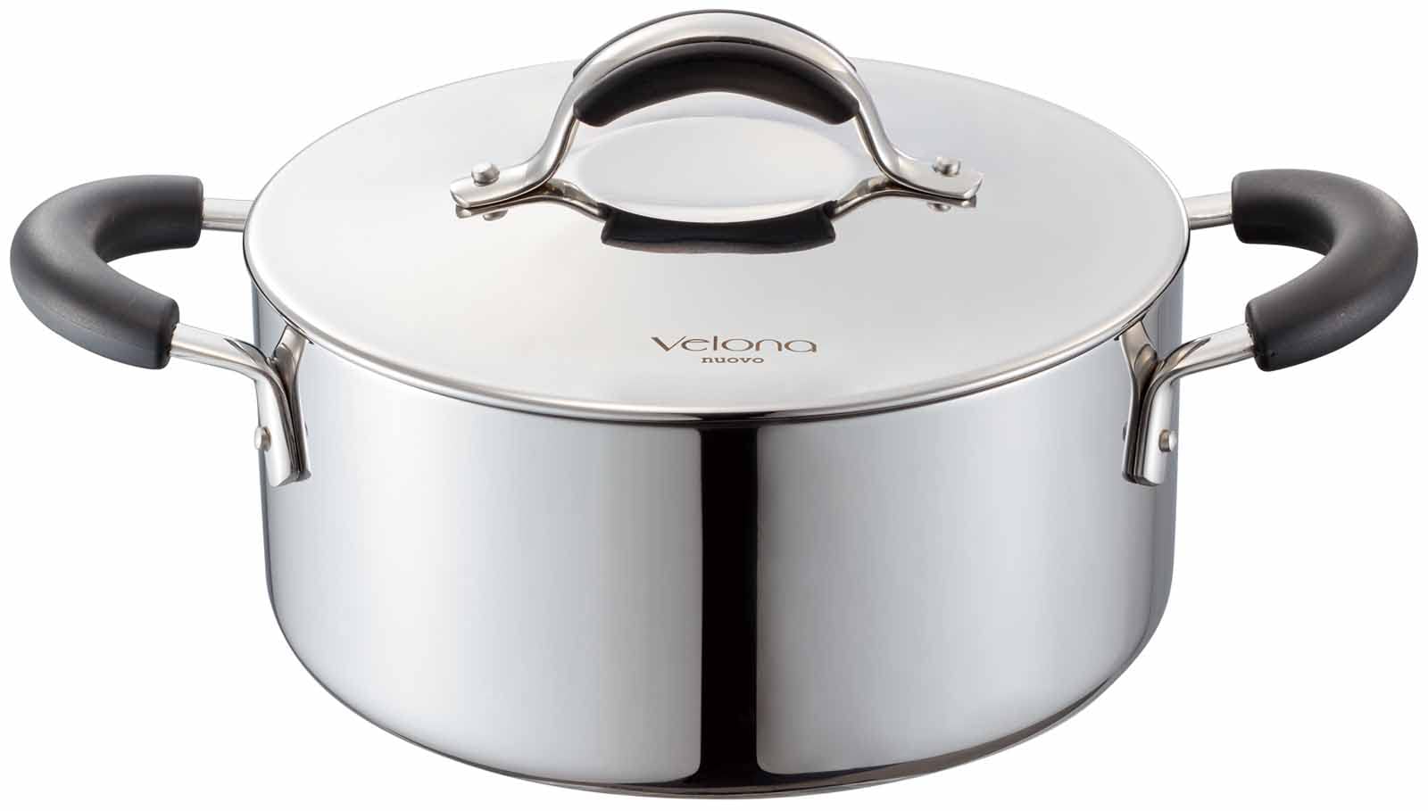 

Mannen Velona nuovo 20cm Double-Handled Pot with 5-Layer Construction, Induction Compatible, NV-W20