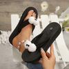 Fashion Summer Cute Cartoon Flip Flops for Women Casual Wedge Platform Sandals Woman Outdoor Lightweight Wear-Resistant Slippers Mujer