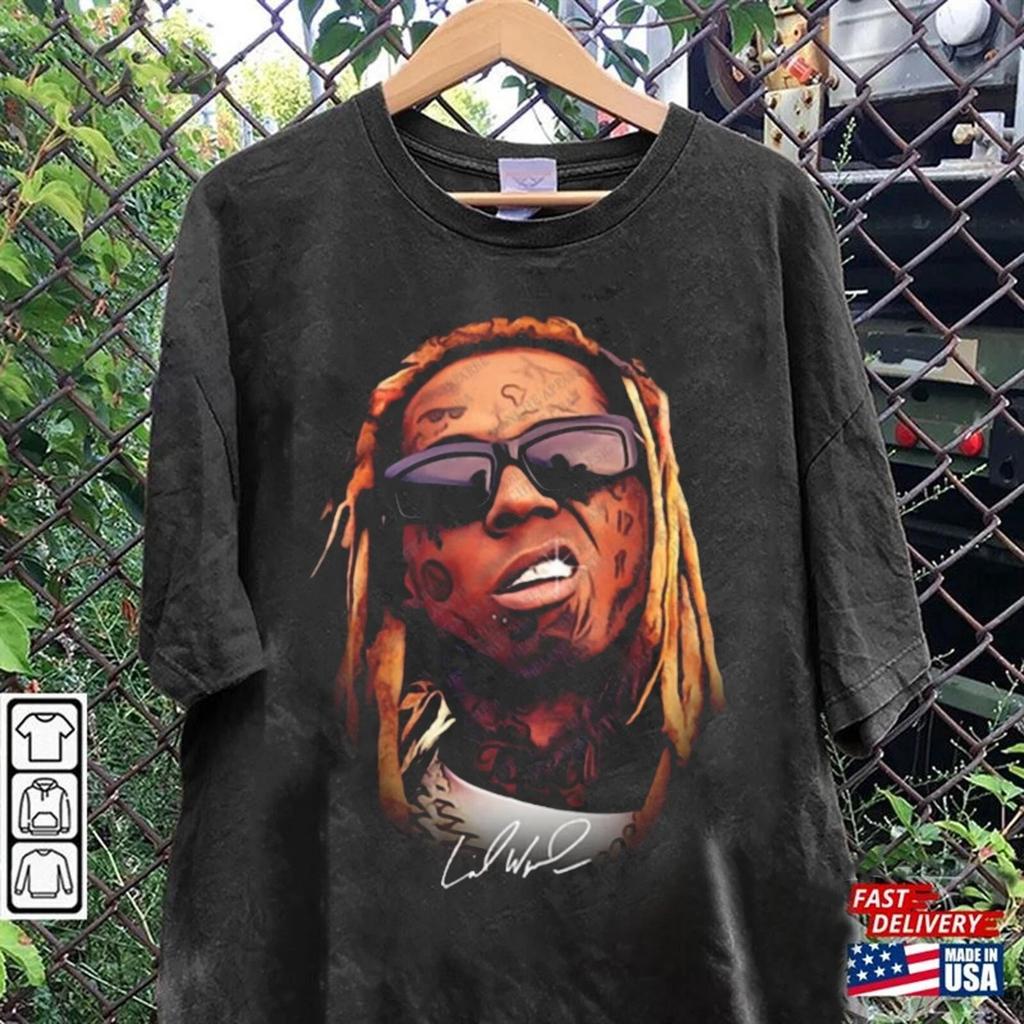 Lil Wayne Signature Black Cotton S-5XL T-Shirt Unisex T-Shirt