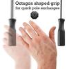 8Pcs Table Football Handle Octagonal Handle Grip End Caps Replacement Set For Foosball Table With NonSlip Design