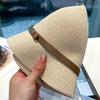 Wide Brim Sun Cap UV Protection Beach Cap Summer Straw Hat  Women