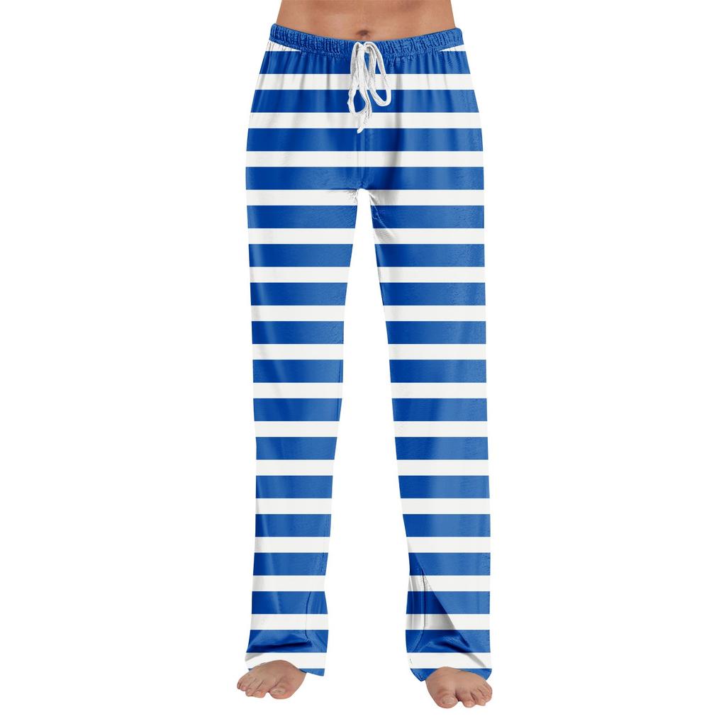 Anime-Pyjamahose, Nachtwäsche, lässige Hose mit Kordelzug und elastischer Taille, bequeme, gerade, lockere Yoga-Hose