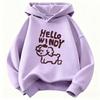 Stylish New Kids' Cartoon-Print Hoodie – Warm, Fleece-Lined, and Thickened for Boys and Girls; Suitable for Autumn/Winter, Casual Wear, and Sports.