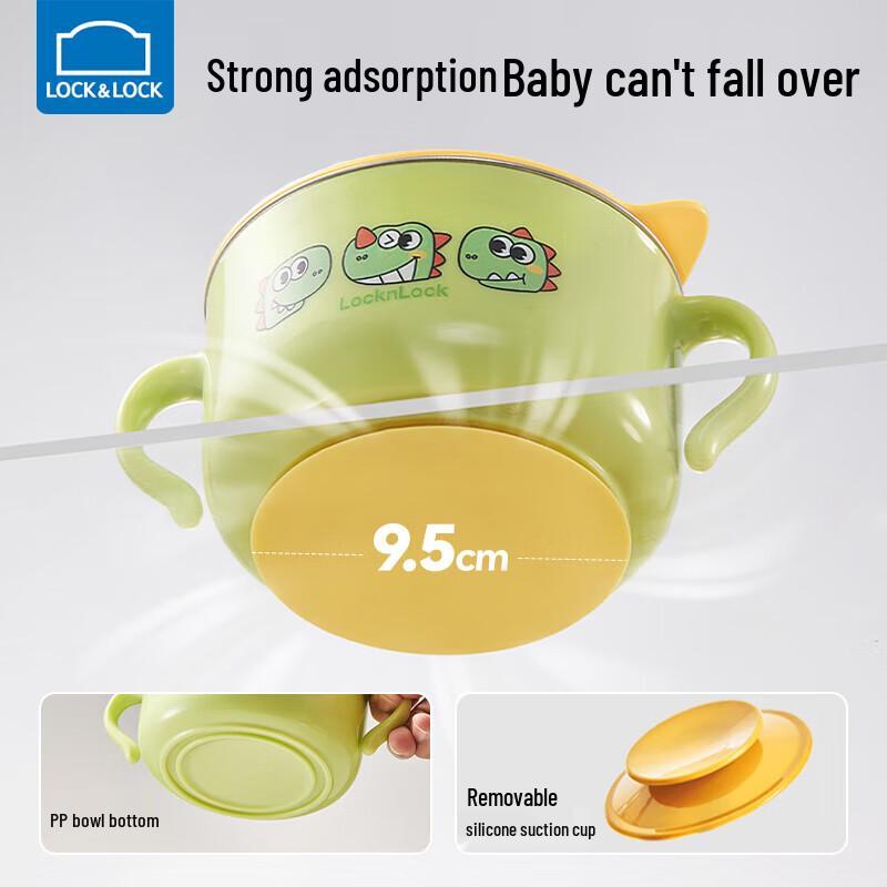 LocknLock 316L Stainless Steel Baby & Kids Feeding Bowl