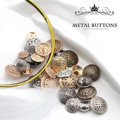 10PCS Retro DIY Goldene Kleidung Handgemachte Hohl Knöpfe Nähen Mode Vintage Dekorative