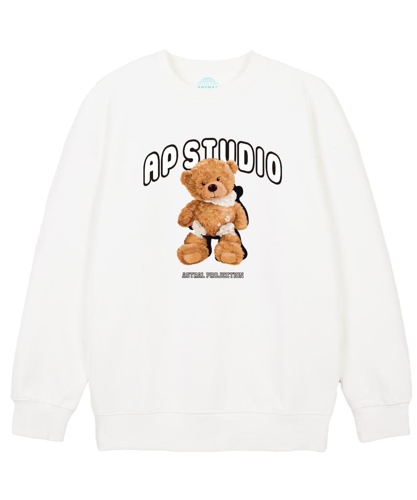 ASTRAL PROJECTION Baby Beardoll Loose Fit Sweatshirt_White