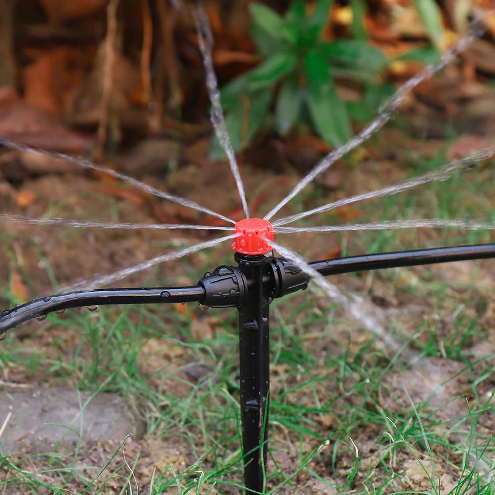 10/30Pcs Garden Sprinkler Dripper, 8-Hole All Round Scattering Watering Spikes for Plant Irrigation Supplies